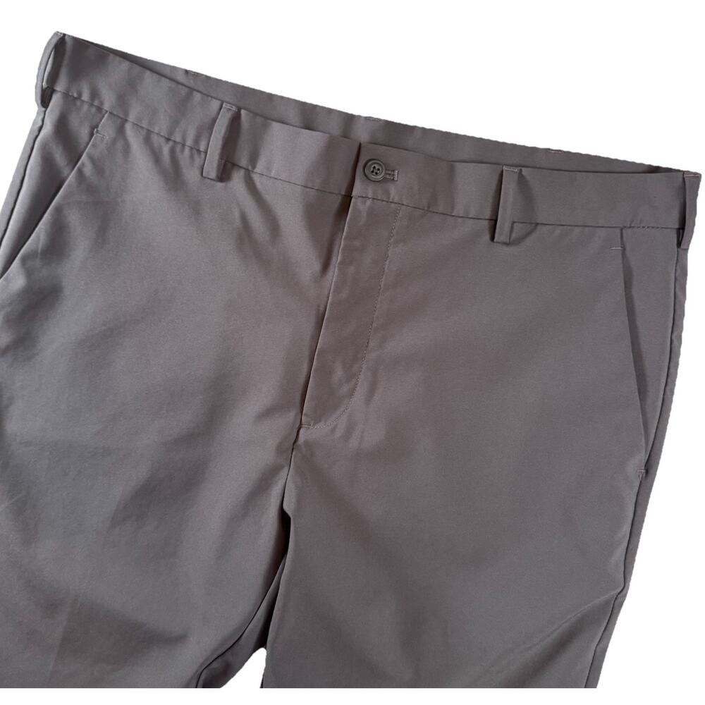 Links Edition Men’s 36x30 Performance Golf Pants Gray Perry Ellis Stretch Slacks